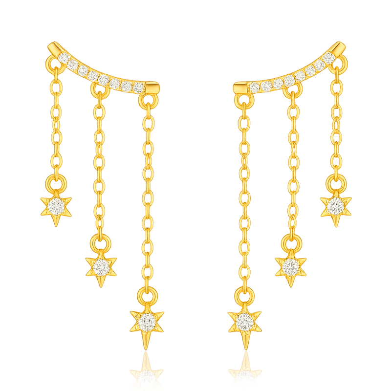 Pendientes Astra Oro