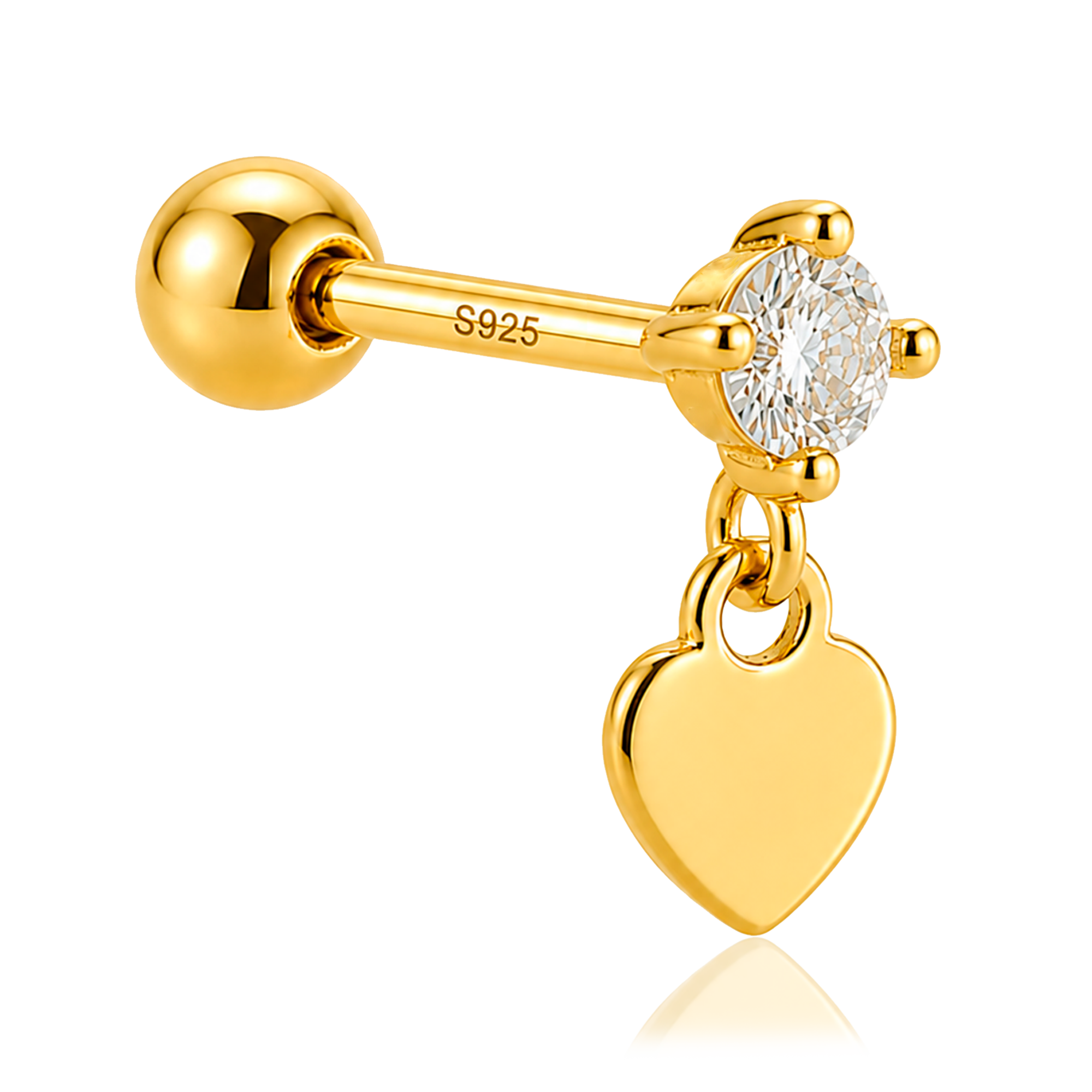 Pendiente Amour Oro