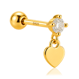 Pendiente Amour Oro