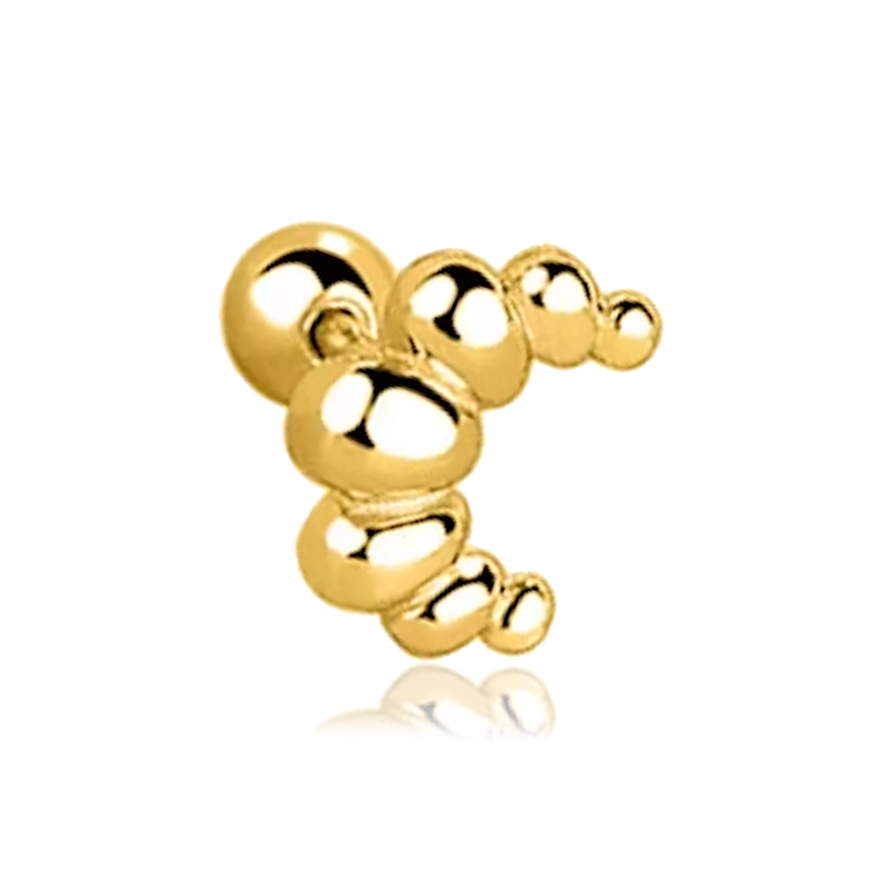 Pendiente Croissant Oro