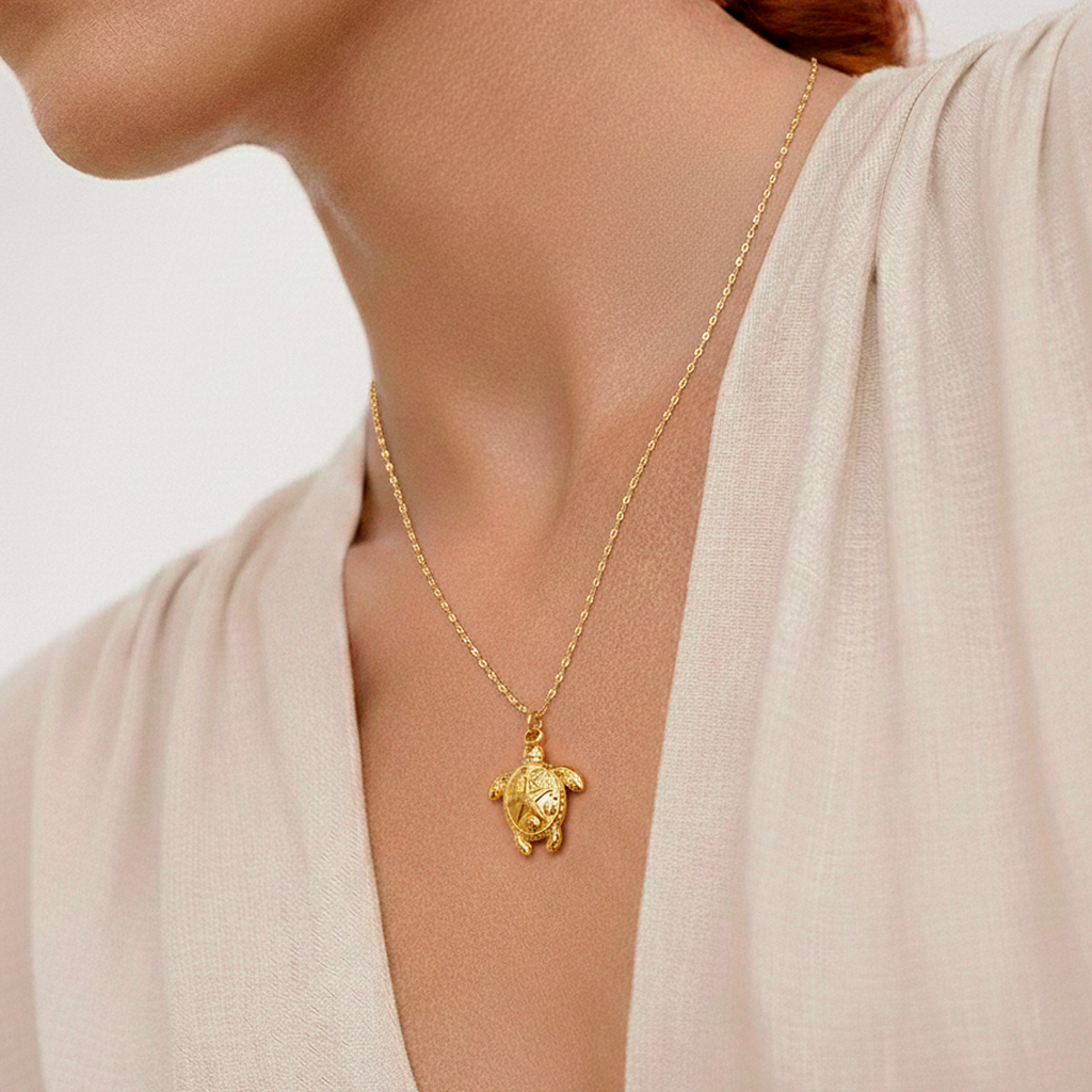 Collana Tartaruga Marina Oro