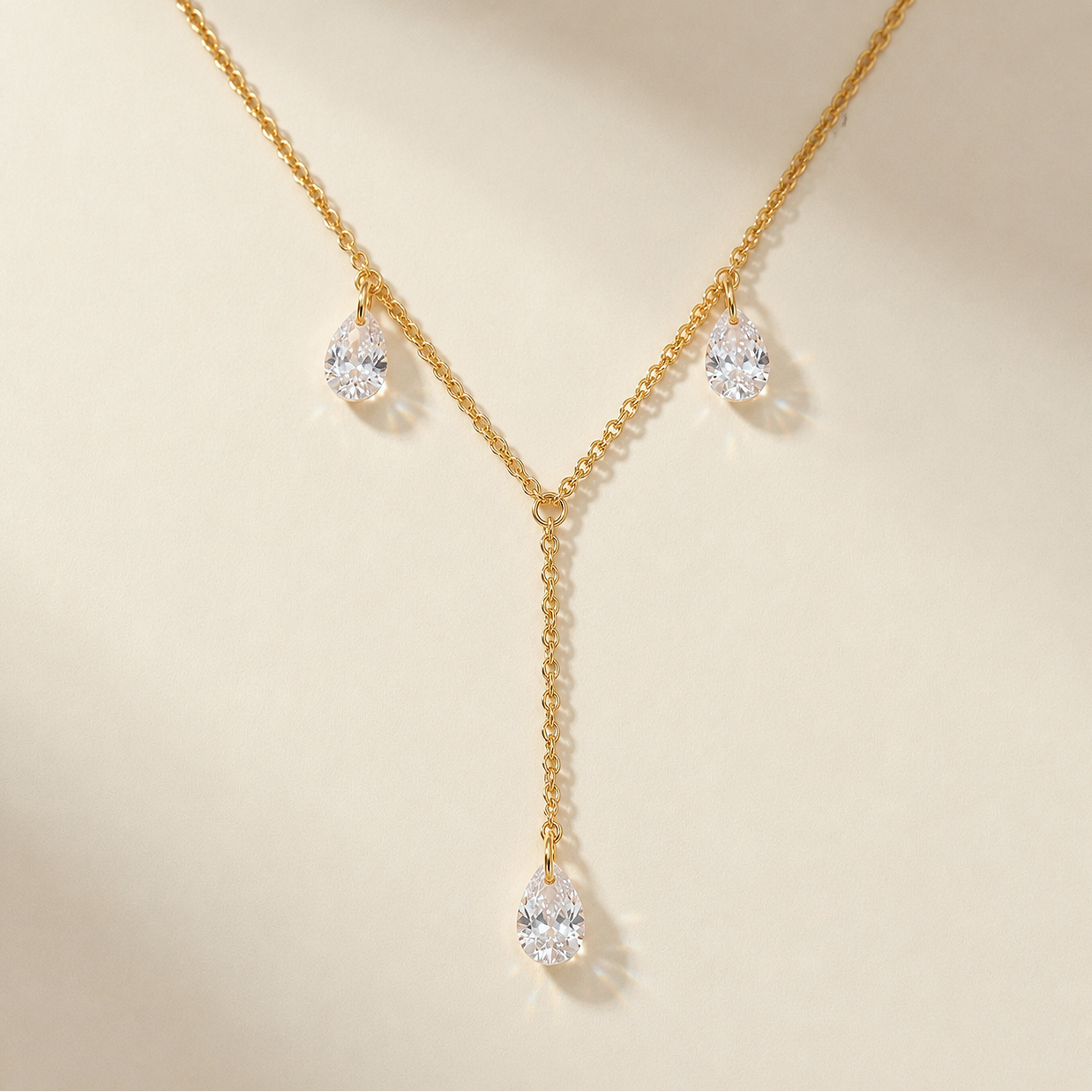 Collana Luna e Stella Oro