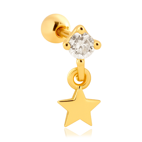 Pendiente Lucera Oro