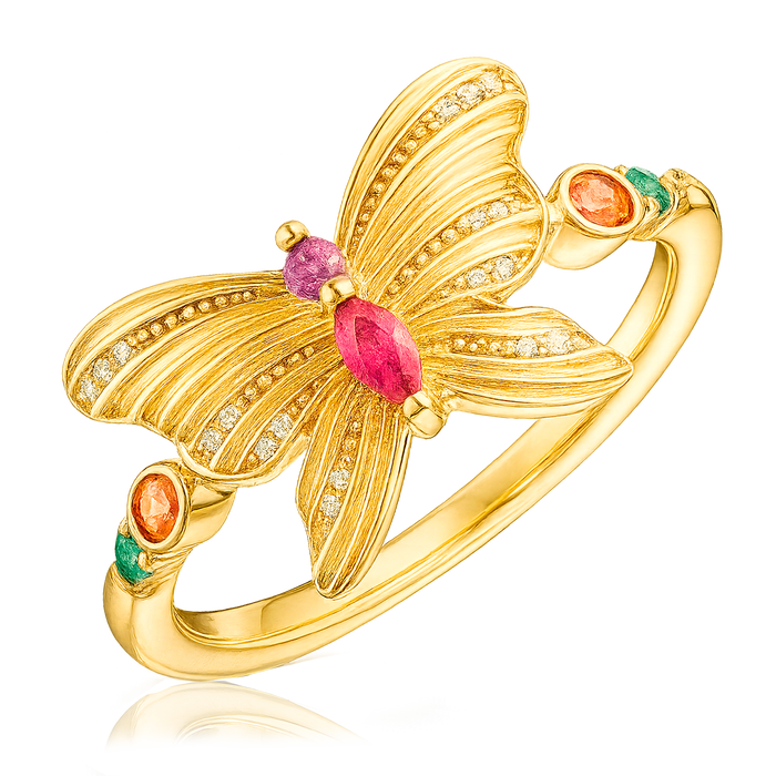 Anillo Flira Mariposa Oro