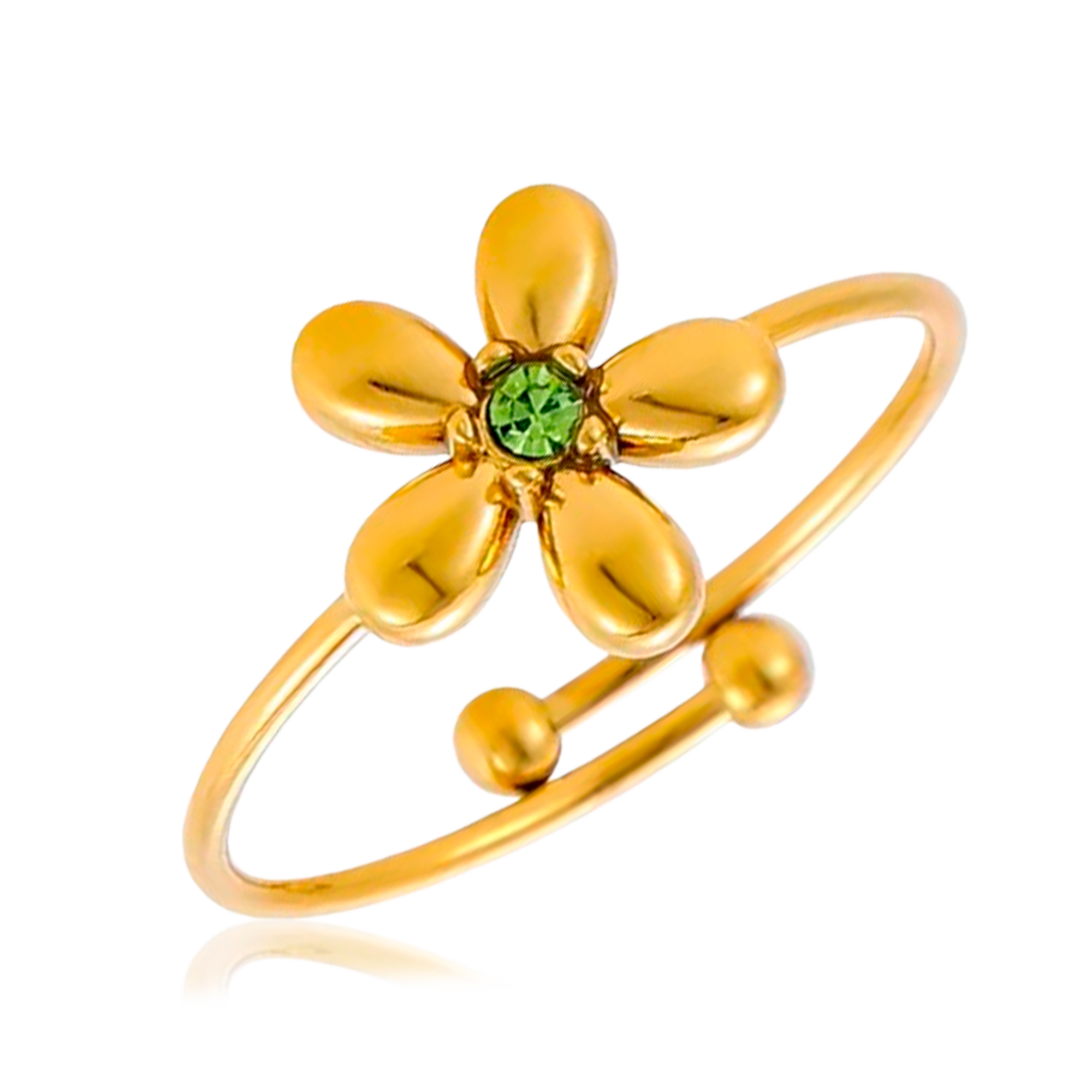 Anillo Olive Flower Oro