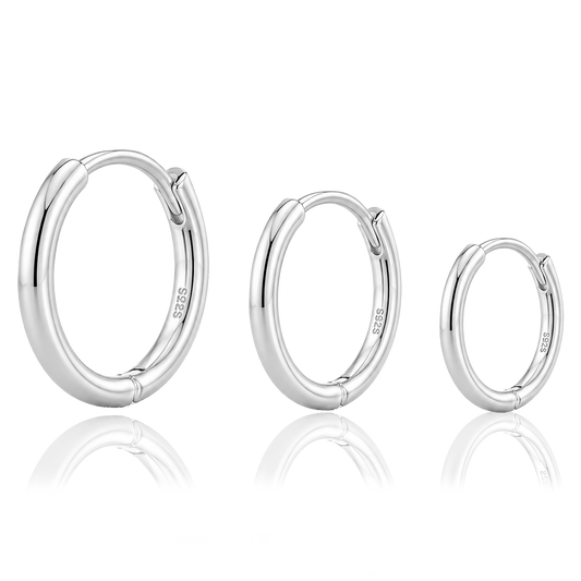 Mini Basic Gold Hoops - 5, 6, 7, 8, 9, 10, 11 and 12mm