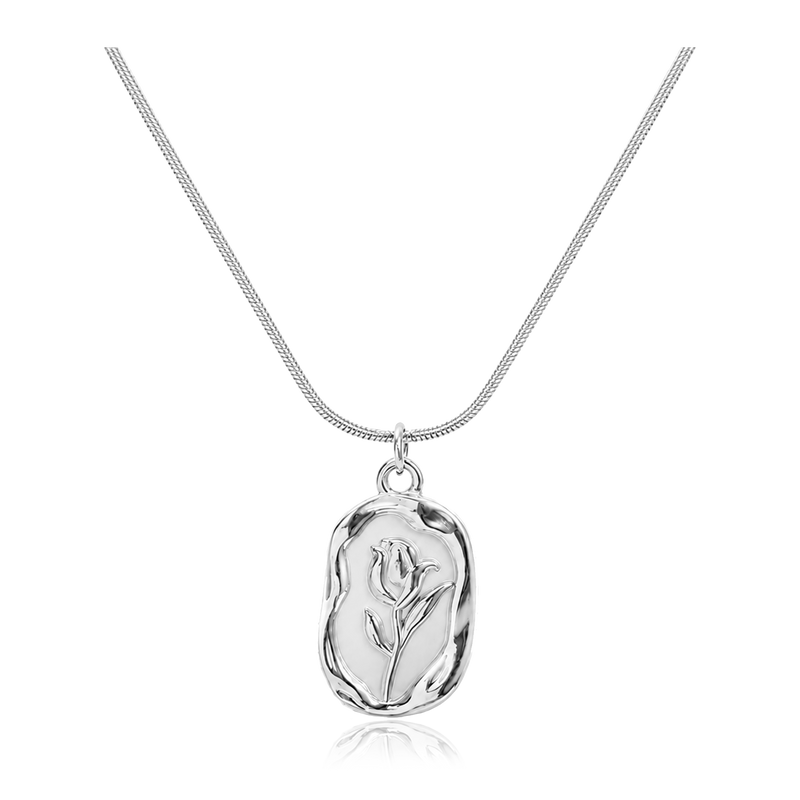 Collar Tulipán Plata