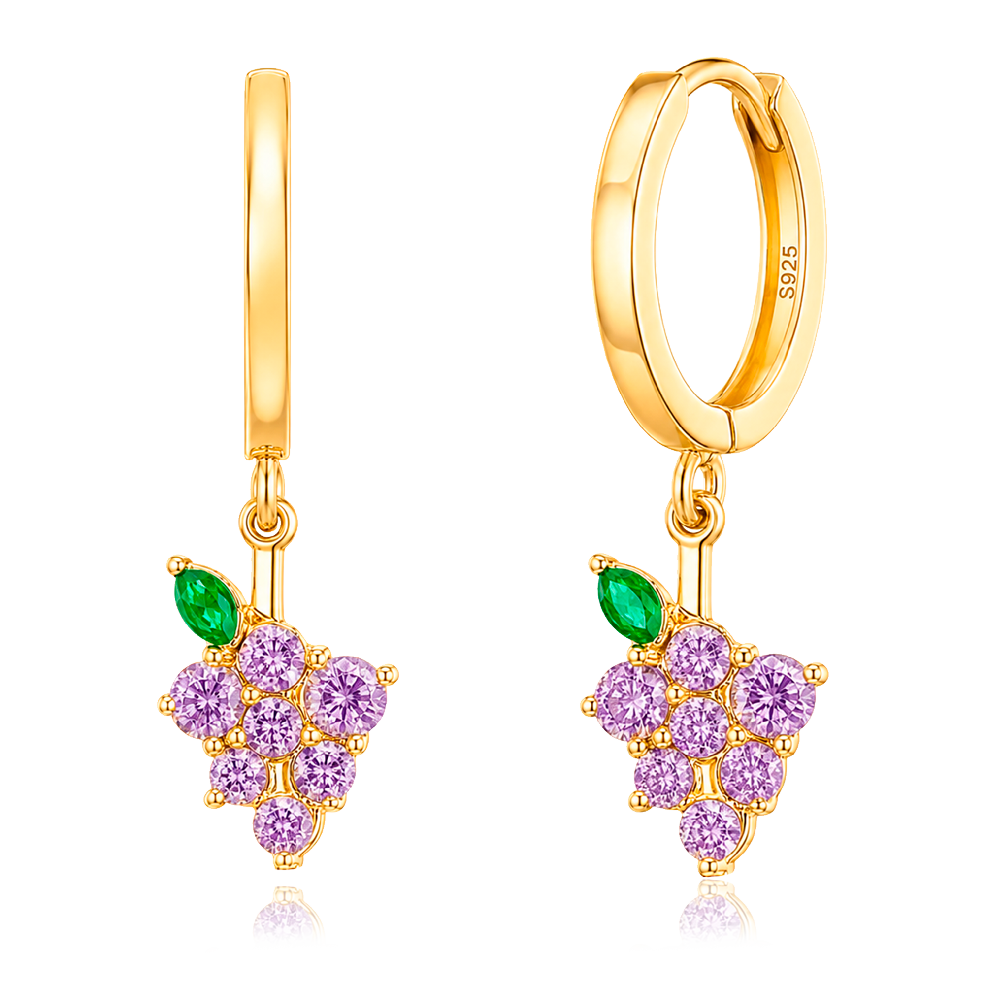 Aros Uvas Oro