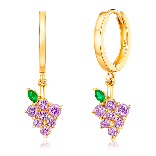 Grapes earrings