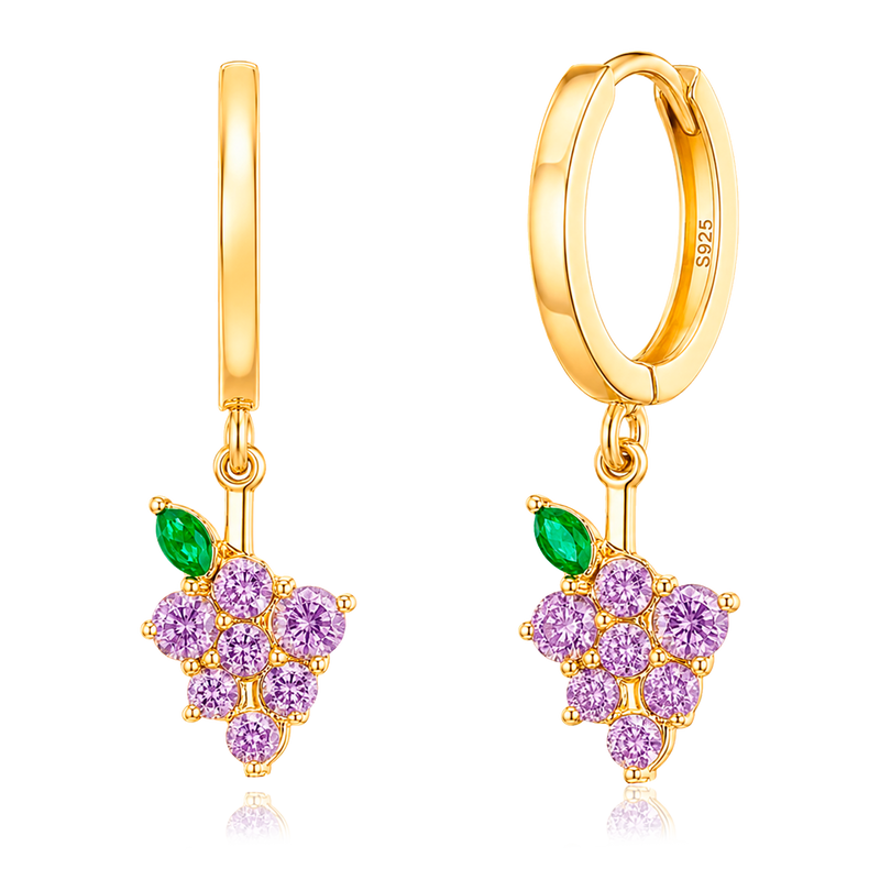 Aros Uvas Oro