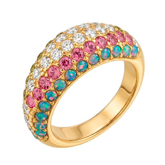 Anillo Nébula Oro