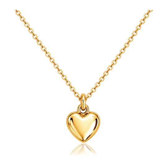 Collar 3D Mini Heart Oro