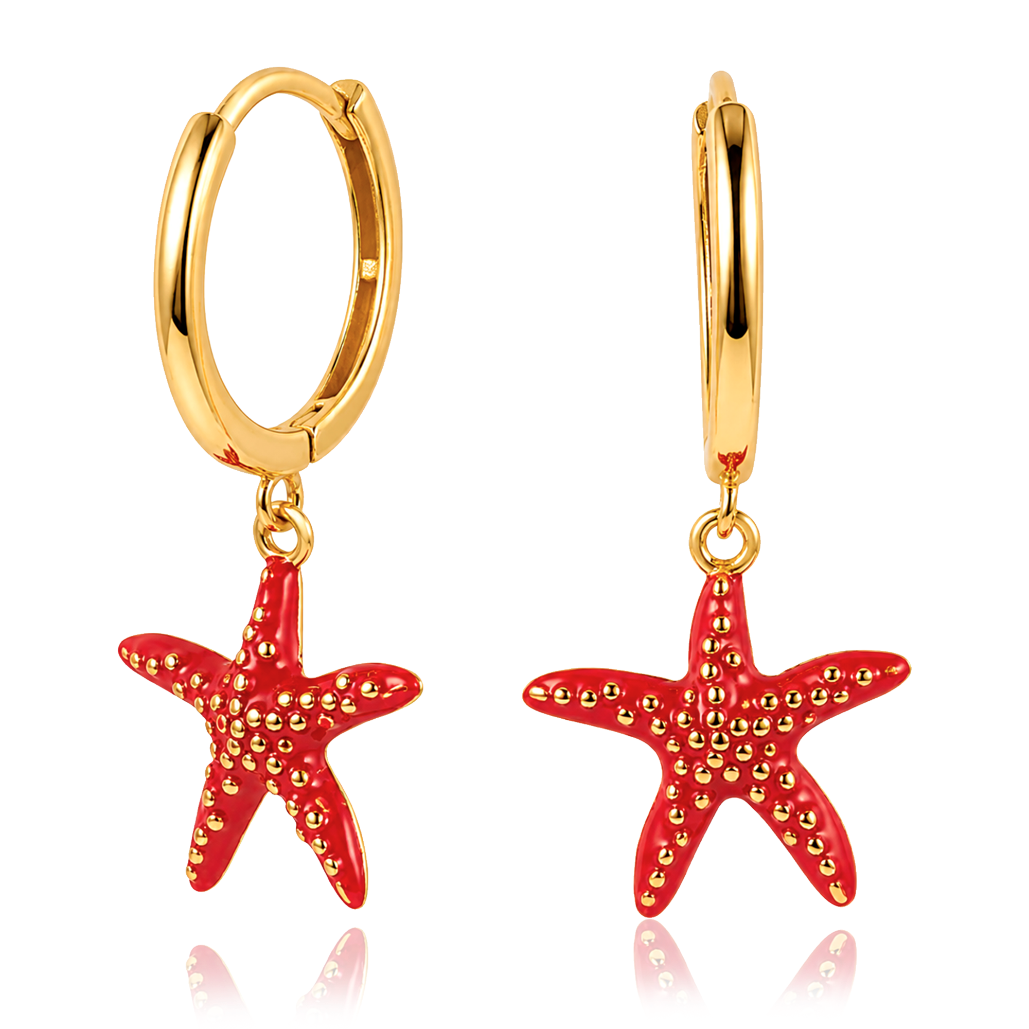 Ayla Colorful Gold Earrings