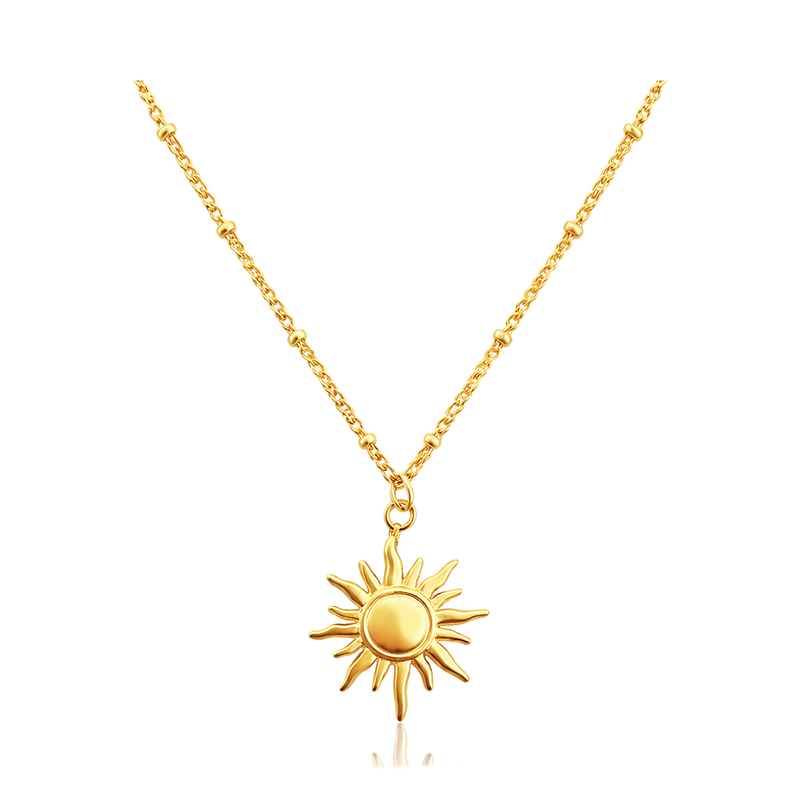 Gold Sun Necklace