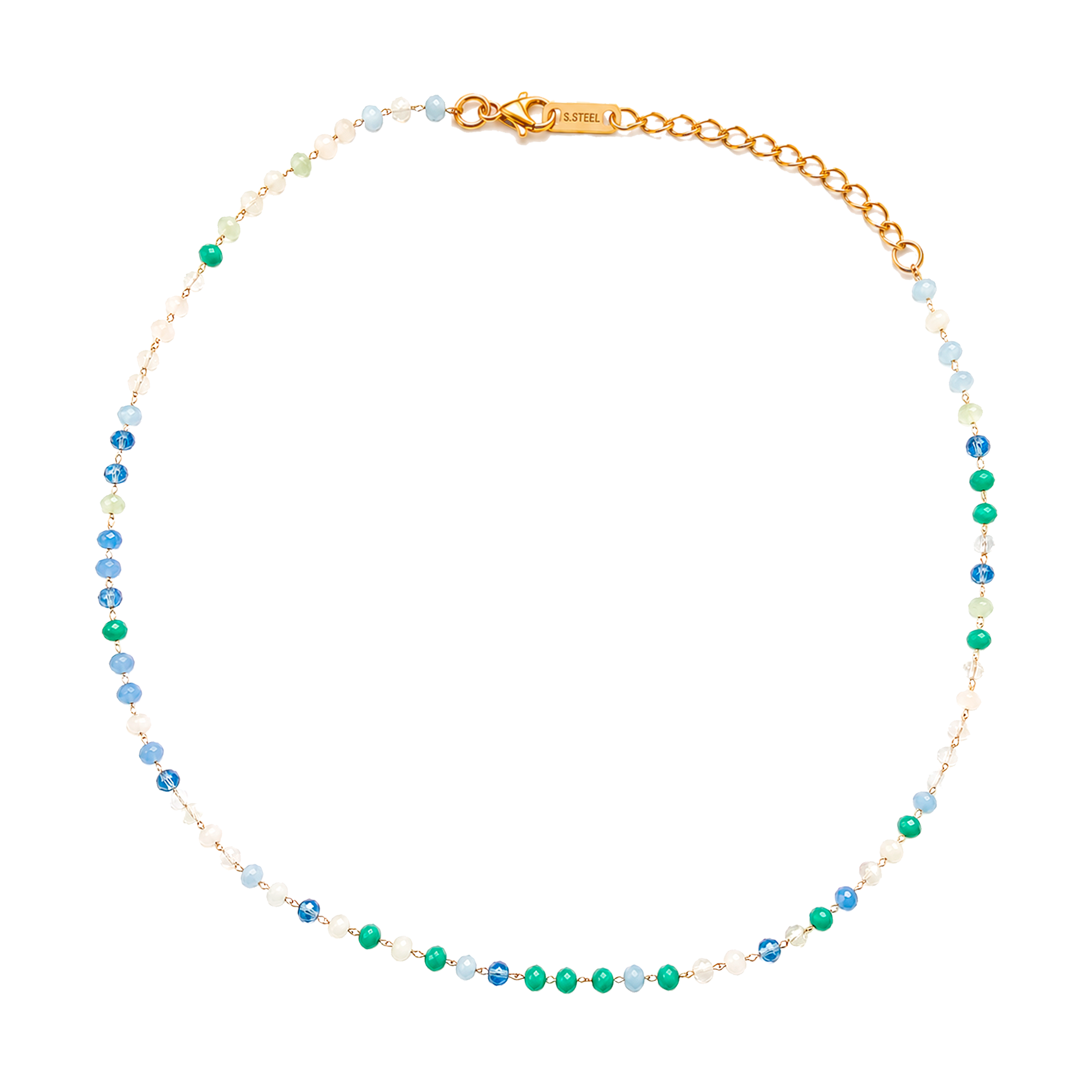 Choker Beads Ocean Oro