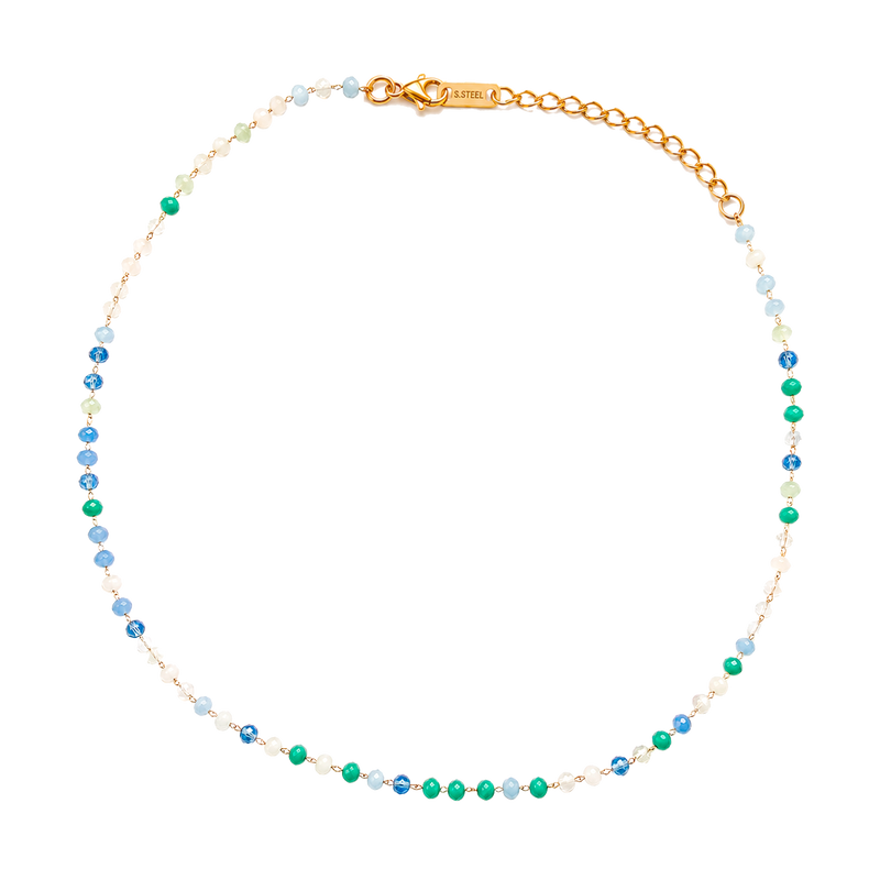 Choker Beads Ocean Oro