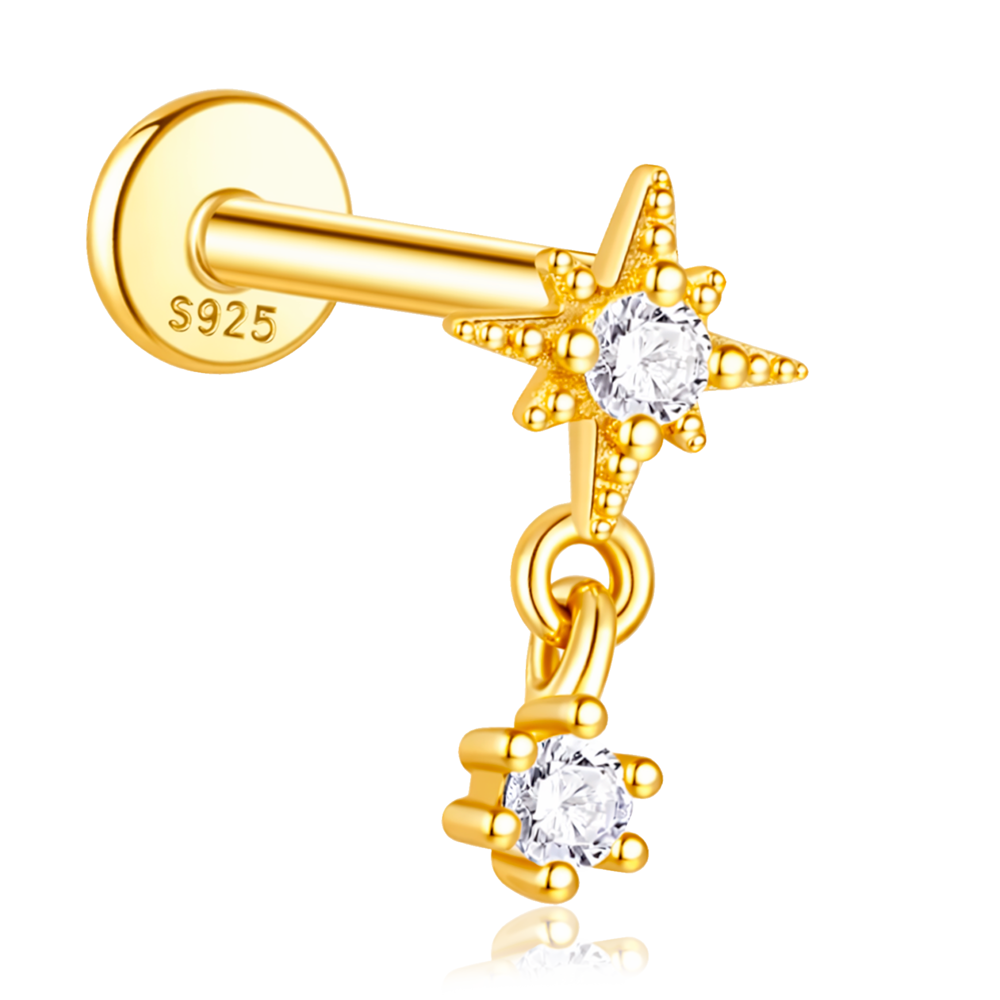 Pendiente Stella Drop Oro