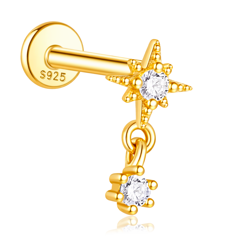 Pendiente Stella Drop Oro