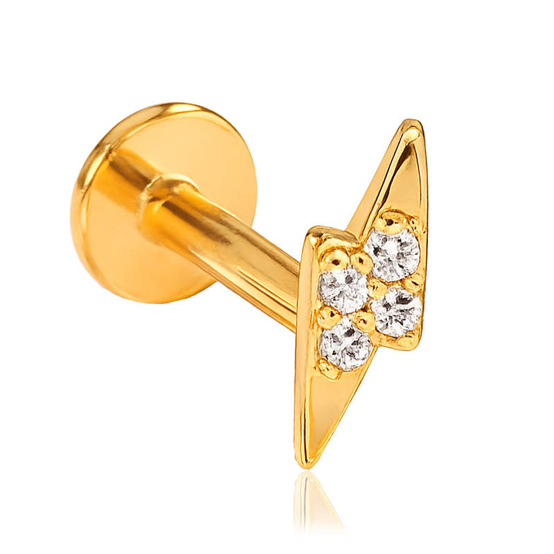 Pendiente Spark Oro