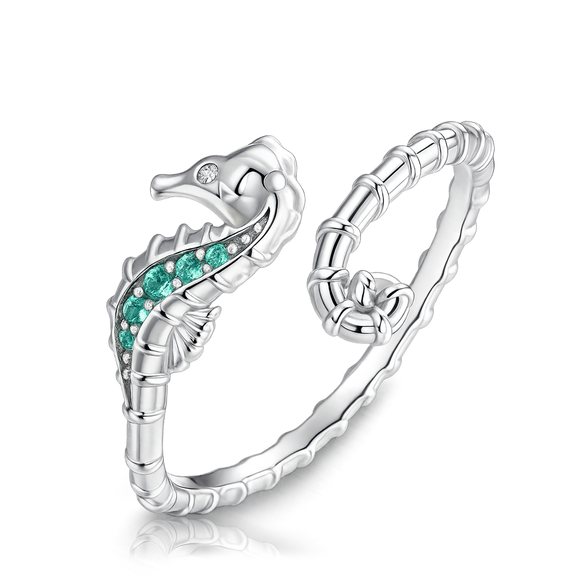 Anillo Caballito de Mar Plata