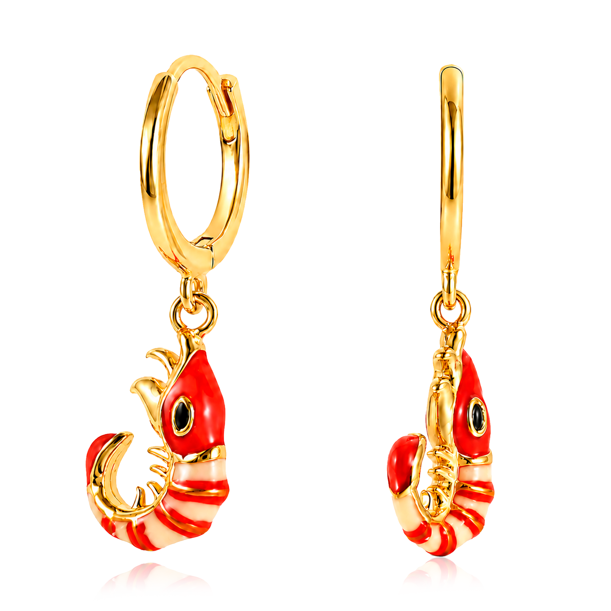 Ayla Colorful Gold Earrings