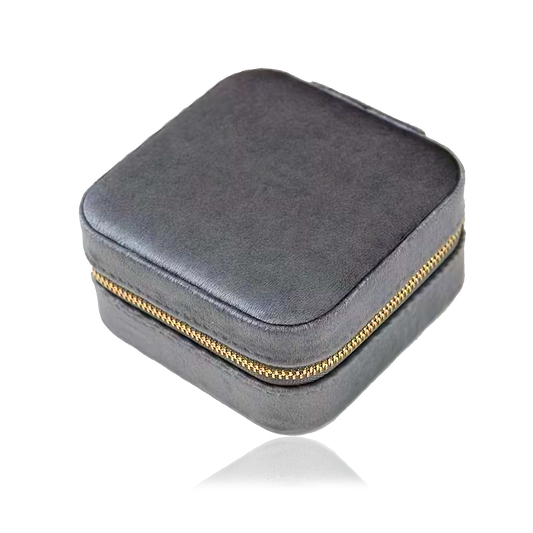Mini joyero Gris Terciopelo CLUM