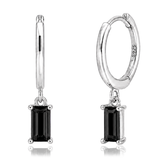 Phoebe Black Earrings