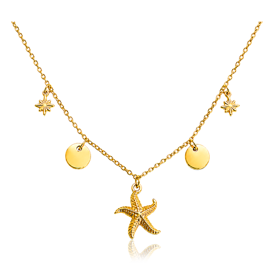 Gold Sun Necklace
