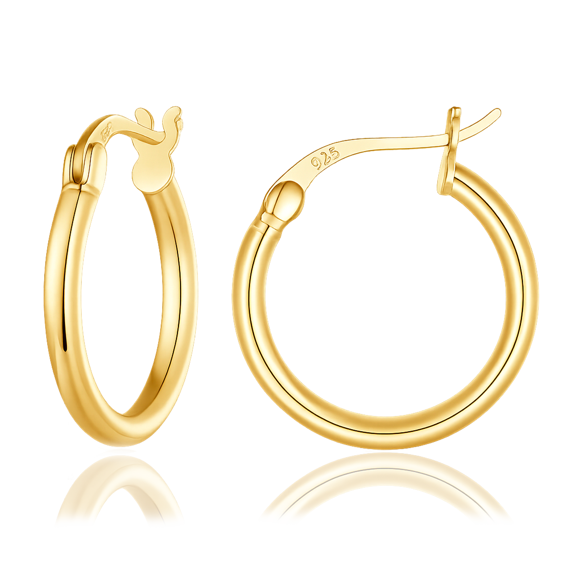 Aros Lua Oro - 22mm