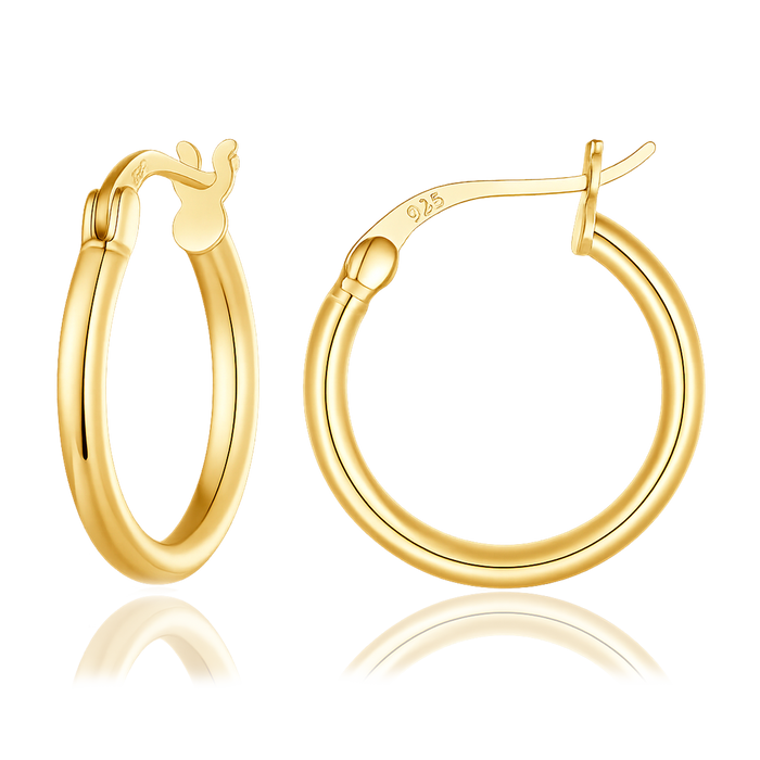 Aros Lua Oro - 22mm