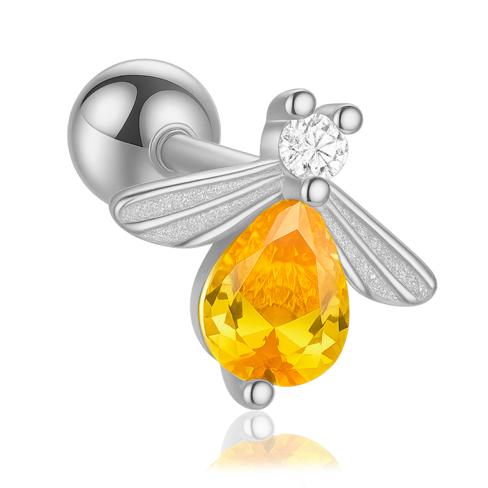 Pendiente Luciérnaga Plata