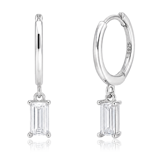 Phoebe White Earrings