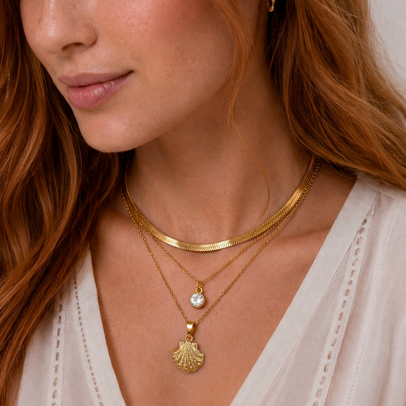 Collana Shell Oro