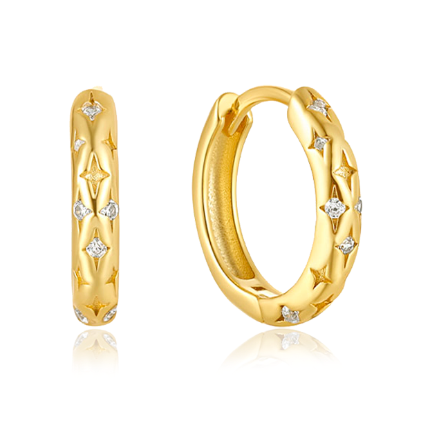 Axelia Gold Earrings