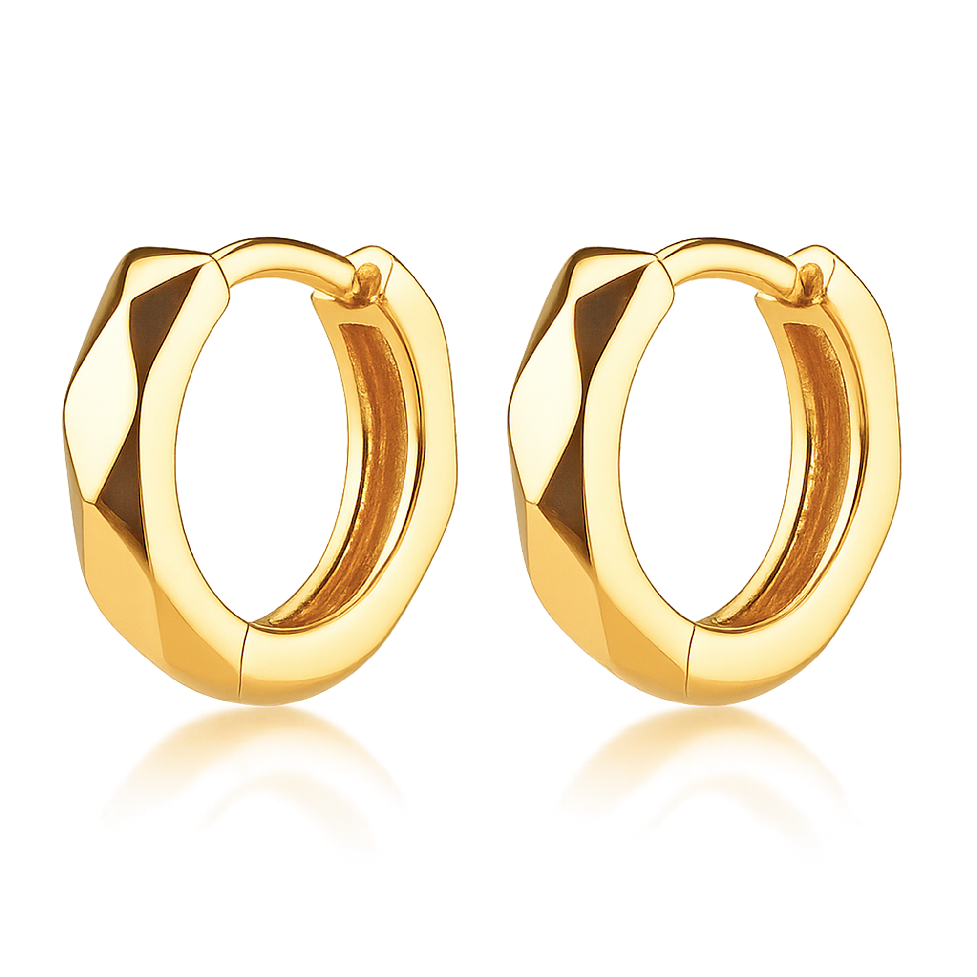 Pendientes Geometric Oro