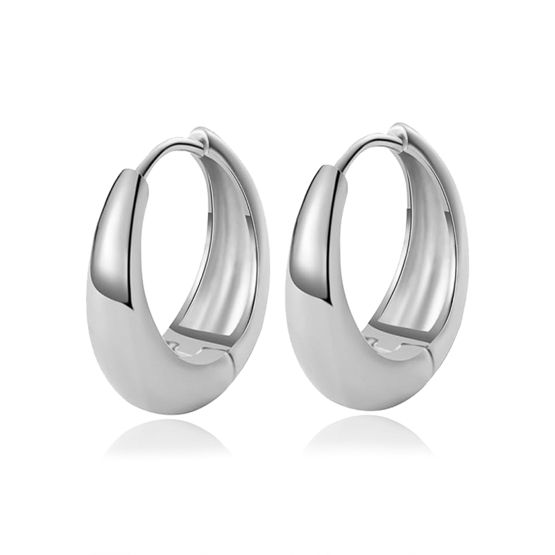 Aros Sahara Plata - 10mm o 6mm