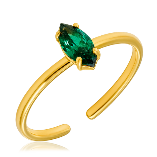 Anillo Deyn Green Oro