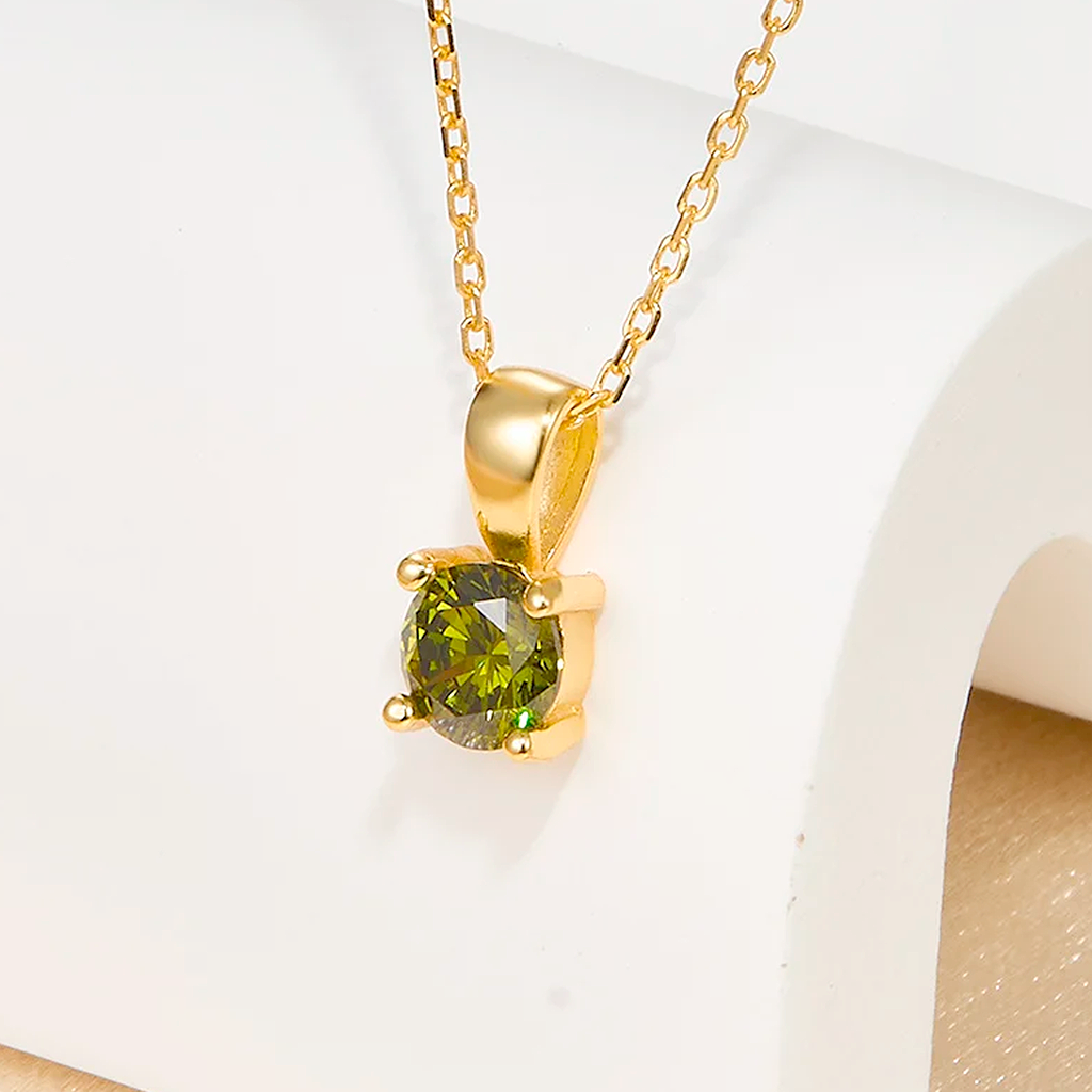Collar Olive Dot Oro
