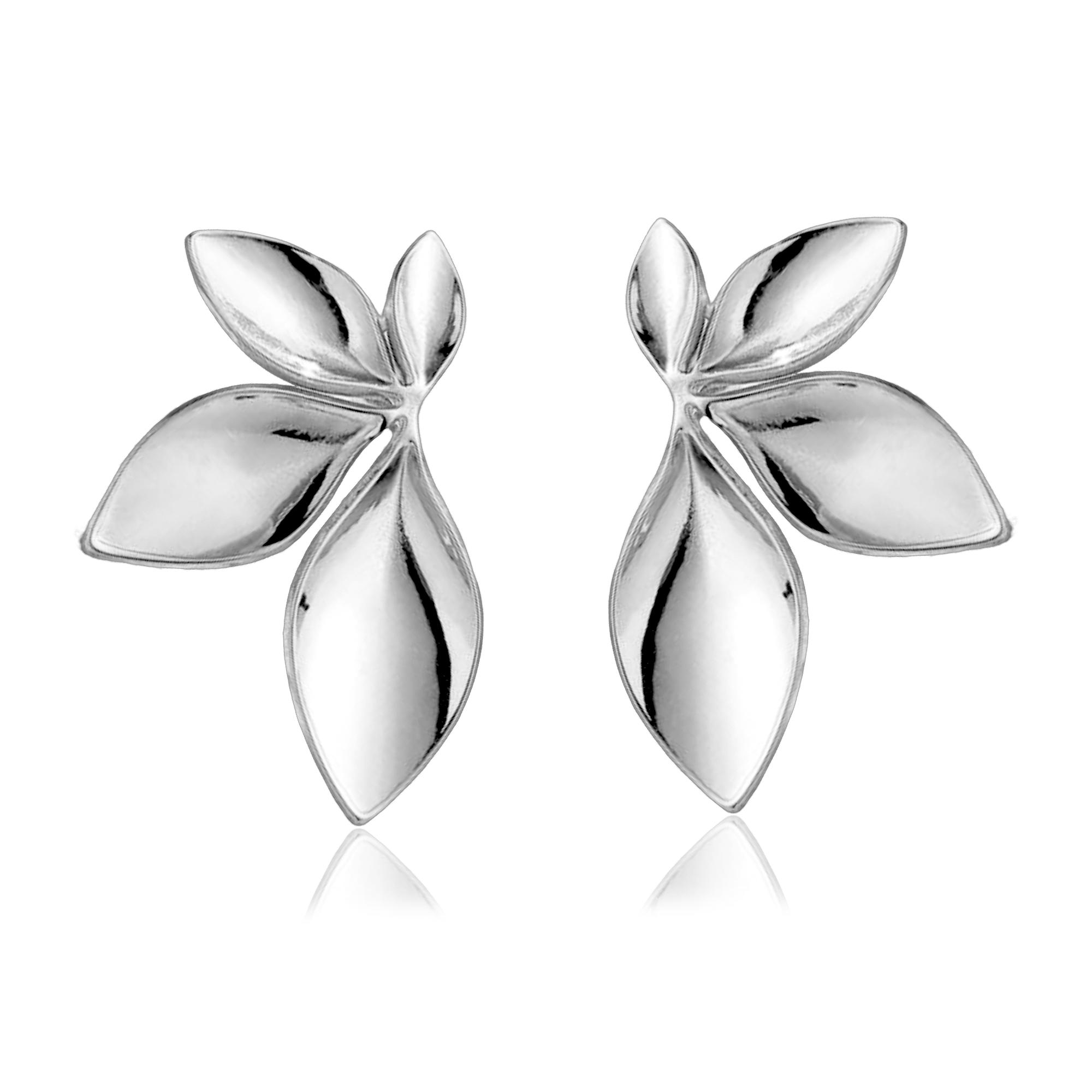 Pendientes Lirio Plata