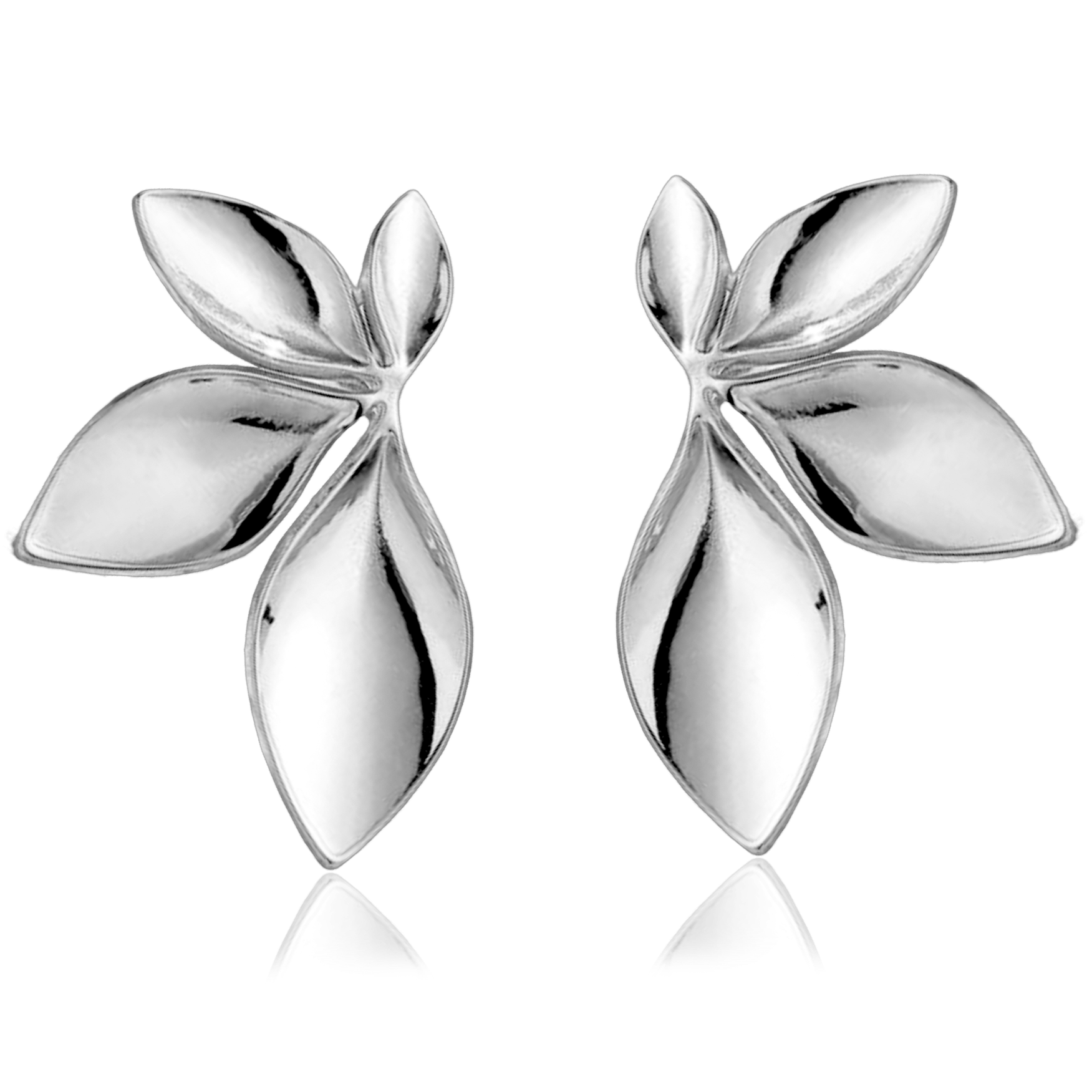 Pendientes Lirio Plata