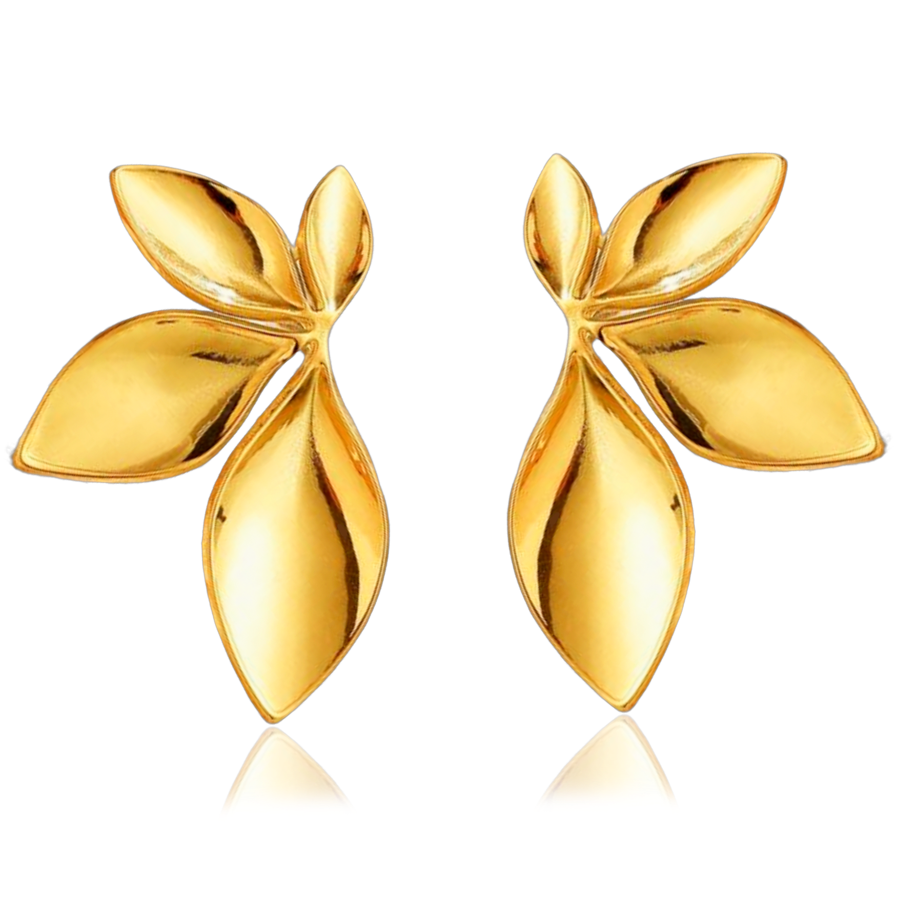 Pendientes Lirio Oro