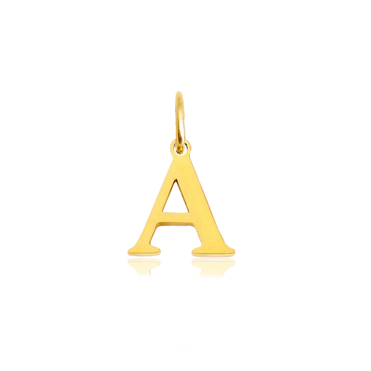 Charm Inicial Elegante Oro
