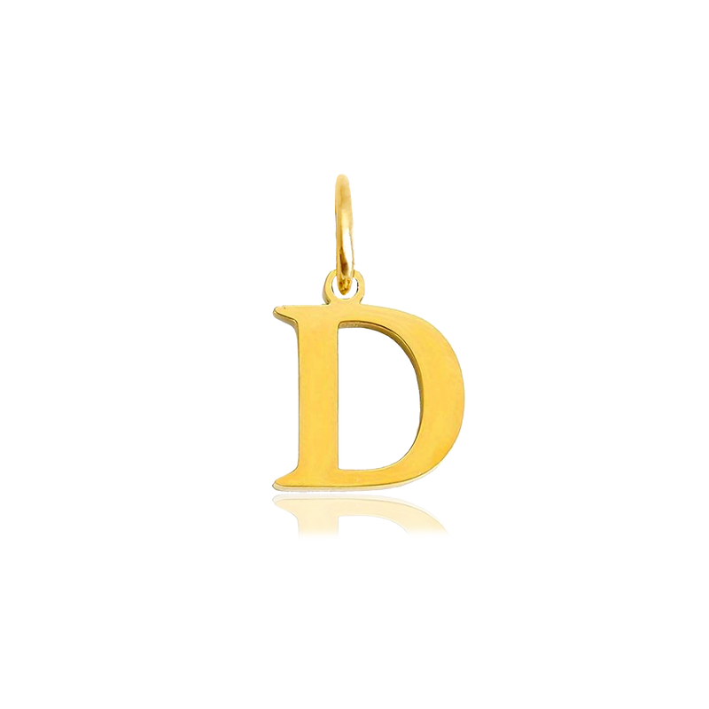 Charm Iniziale Elegante Oro