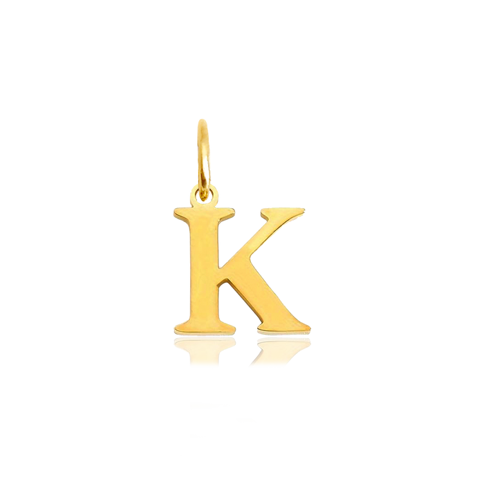 Charm Inicial Elegante Oro