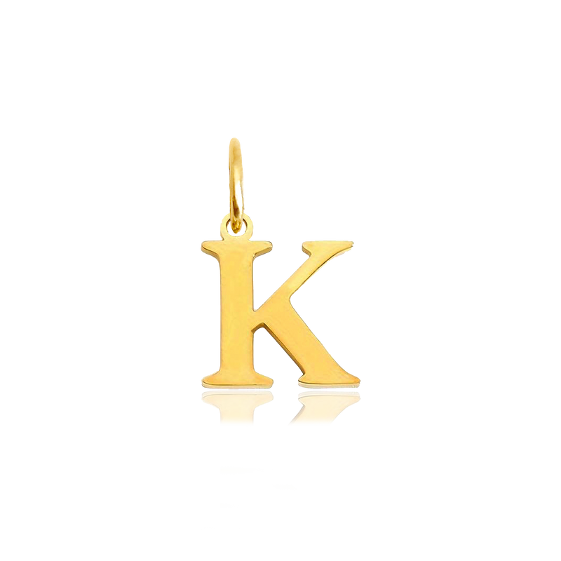 Charm Iniziale Elegante Oro
