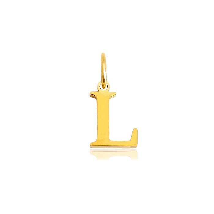 Charm Inicial Elegante Oro