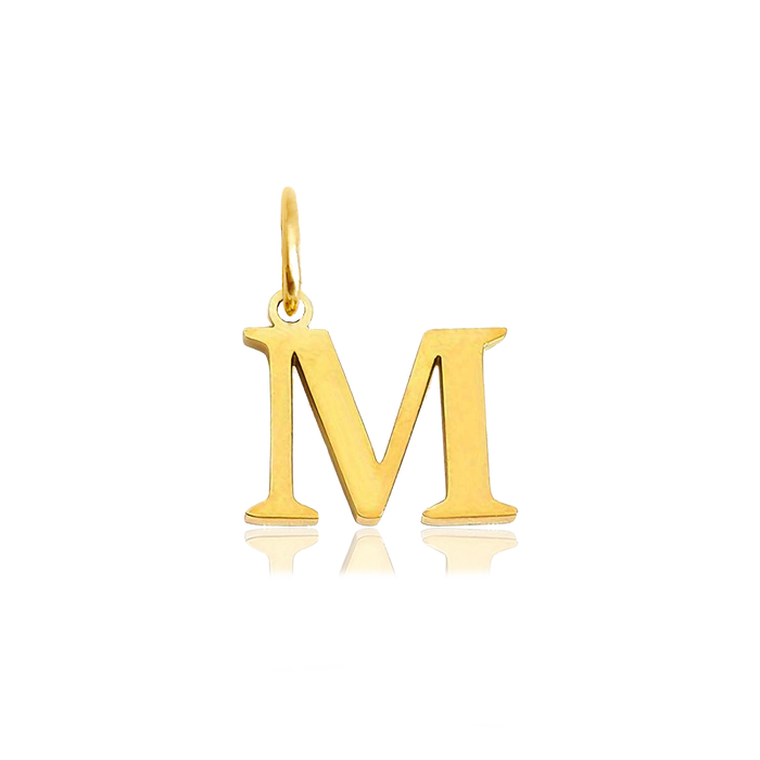 Charm Inicial Elegante Oro
