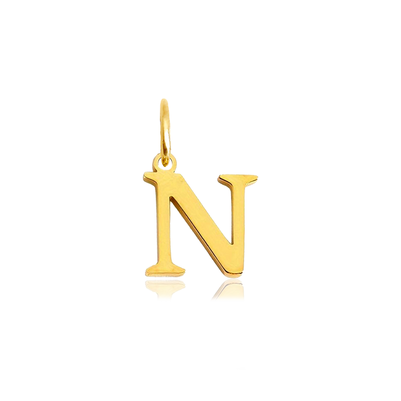 Charm Iniziale Elegante Oro