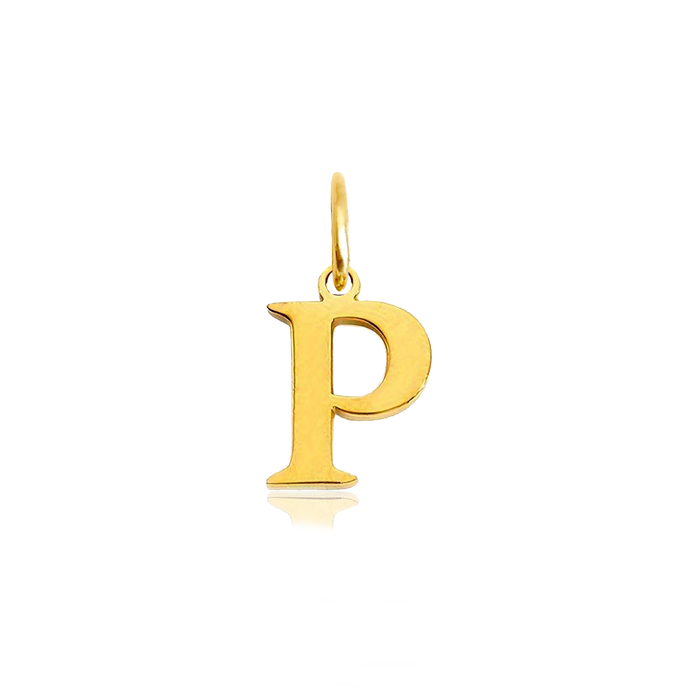 Charm Inicial Elegante Oro