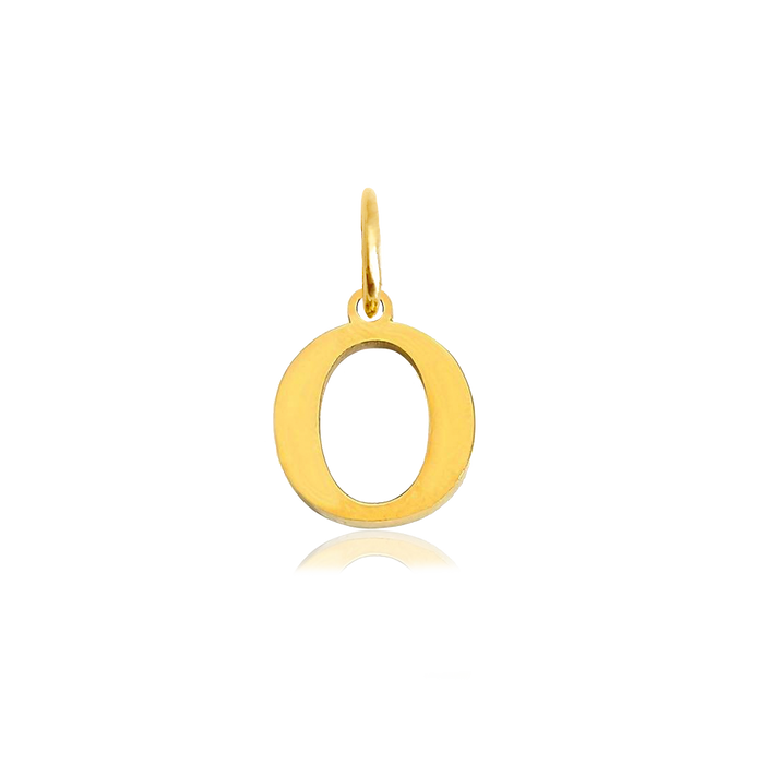 Charm Inicial Elegante Oro